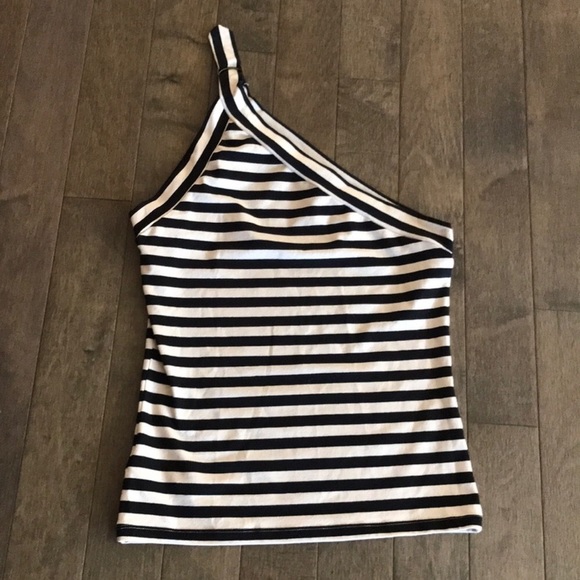 MNG by Mango one-shouldered buckle-strap tank - Picture 2 of 10